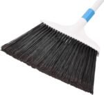 Amazon Basics Heavy-Duty Floor Cleaning Broom with Stiff Bristles, Sturdy 3-Piece Handle, Easy to Assemble, Indoor Outdoor Use for Driveways and Sidewalks, Blue and White - Image 2