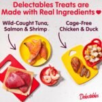 Delectables Lickable Treat Bisque Wet Cat Treat Variety Pack, Food Topper, Hydrating, Grain-Free, No Fillers, No By-Products, No Added Preservatives, 1.4oz Pouch, 30ct - Image 2