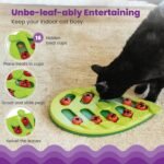 Catstages Nina Ottosson Buggin’ Out Puzzle & Play Cat Toy Treat Puzzle, 14" - Image 3