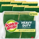 Scotch-Brite Heavy Duty Scrub Sponge, 6 Pack