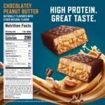 CLIF BUILDERS Protein Bars, Chocolatey Peanut Butter, Gluten Free, 12 ct - Image 2