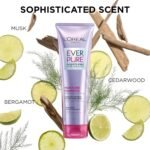L'Oreal Paris EverPure Moisture Shampoo and Conditioner Set, Sulfate-Free Hair Care for Dry or Color-Treated Hair with Rosemary Botanicals, 17 Fl Oz Set - Image 5