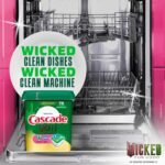 Cascade "Wicked: For Good" Limited Edition Complete Dishwasher Pods, Dishwasher Detergent, Dish Detergent Soap, Emerald City, 78 ct - Image 3