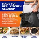 Hefty Ultra Strong 13 Gal Kitchen Trash Bags, Black, Clean Burst, 80ct - Image 5