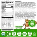 Orgain Organic Kids Dairy 8g Protein Shake, Chocolate, 8.25 oz, 12pk - Image 2