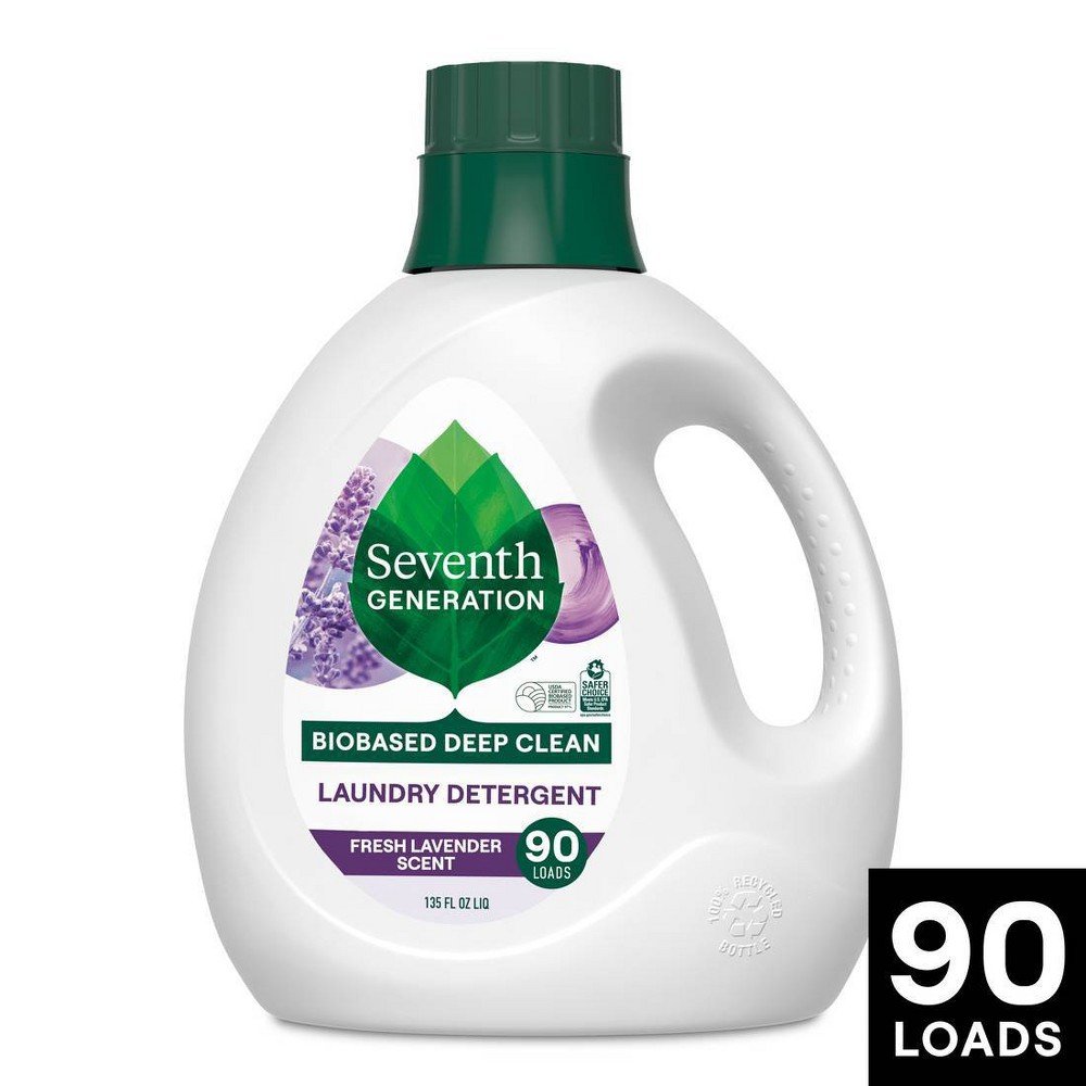 GUEST_03cb0683-d94d-42a6-b049-daf853817a0c Seventh Generation Liquid Laundry Detergent Soap - Fresh Lavender Scent - Image 1