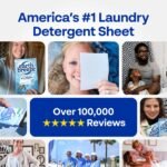 Earth Breeze Fragrance Free Laundry Detergent Sheets - 60 loads: Hypoallergenic, Bleach-Free, Non-Toxic, Dermatologist Tested - Image 6