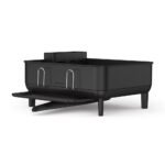 simplehuman Compact Kitchen Dish Drying Rack with Swivel Spout Stainless Steel - Image 2