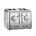 Cuisinart 4-Slice Custom Select Toaster - Silver - CPT-640P1: Stainless Steel, Defrost & Bagel Options, Adjustable Browning - Image 4