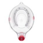 OXO 4 Cup Angled Measuring Cup: Large Liquid Plastic, Dishwasher-Safe, Clear, Lifetime Warranty - Image 2