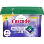 Cascade Platinum Plus Pods Dishwasher Detergent - Lemon
