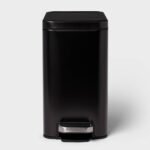 10L Stainless Slim Step Trash Can - Brightroom™