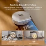 Roborock Qrevo Curv 2 Flow Robot Vacuum and Mop with Real Time Self Cleaning Roller Mop and 20000Pa - Image 4