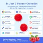 First Day Teens' Daily Multivitamin Gummies for Ages 13-17 with Folate, Vitamin A, C, D3, K2, B1, B9, and B12 - 50ct - Image 3