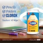 Clorox Crisp Lemon Disinfecting Wipes Bleach Free Cleaning Wipes - Image 4