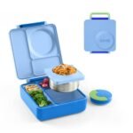 OMIEBox Insulated Bento Lunch Box with Leakproof Thermos Food Jar 3 Compartments