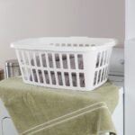1.5bu Laundry Basket White - Brightroom™: Large Portable Clothes Hamper with Built-In Handles, 52.8L Capacity - Image 2