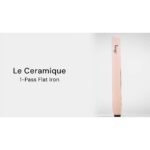 L'ange Hair Le Ceramique Flat Iron - Blush - 1" - Image 5