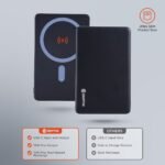 GRIFFIN 5,000mAh Ultra Slim Wireless Charging Power Bank, Fast 15W Wireless & 20W USB-C PD Output for On-the-Go Power - Image 2