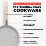 Bobby Flay 8" Ceramic Nonstick Aluminum Fry Pan - Image 4
