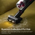 BISSELL PowerClean DualBrush Cordless Stick Vacuum 4196T Pet Hair Pick-Up Black - Image 5