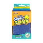 Scrub Daddy Heavy Duty Scouring Pad - 2ct: Foam, Steel Material