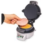 Hamilton Beach Breakfast Sandwich Maker with Timer - Dark Gray - 25478: Nonstick, Cool Touch Handle, 600W, Dishwasher-Safe - Image 3