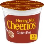 Cheerios Gluten Free Honey Nut Original Breakfast Cereal Cup - 1.8oz: No Artificial Flavor