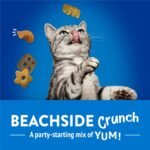 Purina Friskies Party Mix Beachside Crunch Crunchy with Chicken and Seafood Flavor Cat Treats - Image 3