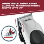 Wahl Color Pro Plus Corded Electric Hair Clipper Set with Color Coded Attachment Guards - Image 5