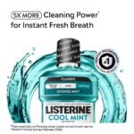 Listerine Antiseptic Intense Mouthwash for Bad Breath - Cool Mint - 1.5L - Image 4