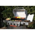 Monument Grills 4 Burner Propane Gas Grill with Broil Zone, 49000 BTU Stainless Steel BBQ Grill with Side Burner & Storage for Backyard, M2-415BZ - Image 5