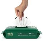 Earth Rated White Tea & Basil Dog Pet Wipes - 100ct - Image 2