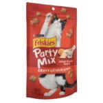 Purina Friskies Party Mix Chicken Gravy-Licious Crunch Crunchy Cat Treats - Image 5