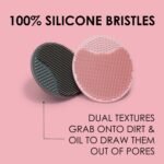 JAPONESQUE Facial Cleansing Silicone Scrubber Tool - 2ct - Image 4