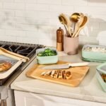 Caraway Home Medium Cutting Board: Birch, Hand Wash, 13.82" x 10.43", Brown, 1-Year Warranty - Image 2