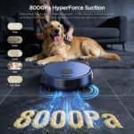 Teendow 2 in 1 Robot Vacuum and Mop, 8000Pa Cordless Robot Vacuum Cleaners for Home with App Remote,Voice Control, Self-Charging,for Pet Hair,Carpet - Image 2