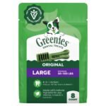 Greenies Large Chewy Dental Dog Treats Original Chicken - 12oz/8ct