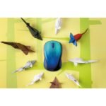 Logitech M317 Mouse - Blue Aurora: Wireless, USB-A Connection, Soft-Touch Grips - Image 3