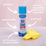 Sprayway Glass Cleaner Ammonia Free Aerosol - 19oz: Fresh Scent, Windows & Mirrors, Streak-Free - Image 6
