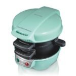 Hamilton Beach Sandwich Mint 25482: Nonstick Breakfast & Egg Sandwich Maker, Dishwasher-Safe Parts, 600W Griddle