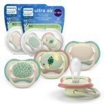 Philips Avent Ultra Air Pacifiers 6-18m - Leopard Print/Tropical Mix - 4pk