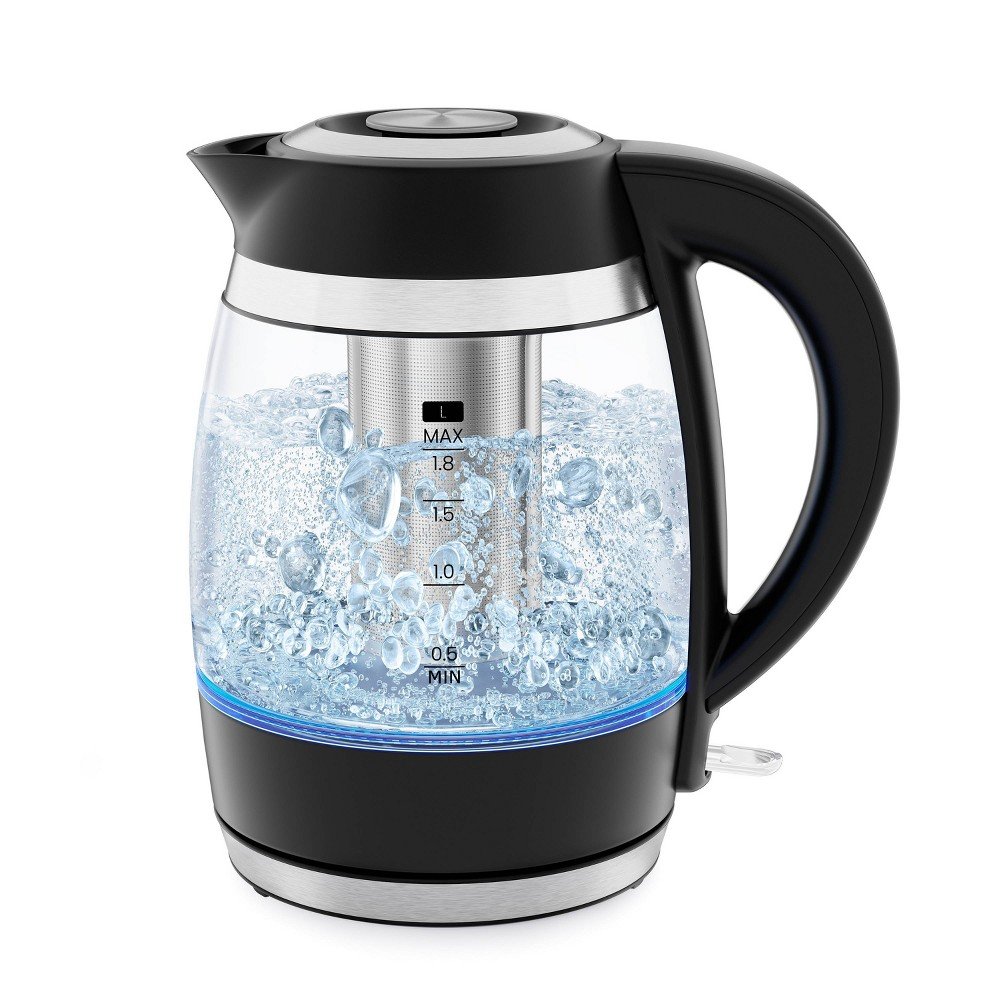 GUEST_30d43a46-6be2-4788-8c56-d24bb3ea48da Chefman Fast-Boil 1.8L Infuser Kettle Black - Image 1
