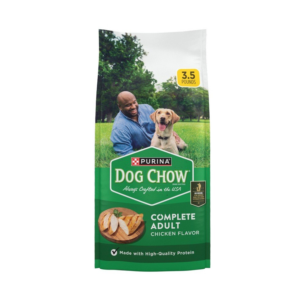 GUEST_312c3733-304d-4ee7-b582-99e426f9dc9d Dog Chow Chicken Flavor Adult Dry Dog Food - 3.5lbs - Image 1