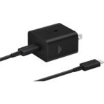 SAMSUNG 45W Wall Charger Power Adapter with Cable Included, Fast Charging for Galaxy Phones, Tablets and USB Type C Devices, EP-T4511XBEGUS, Black - Image 2