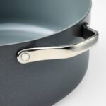 8qt Nonstick Ceramic Coated Aluminum Wide Stock Pot - Figmint™ - Image 4