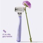 Flamingo Value Pack Non-Disposable Razor with Handle - Lilac - 5ct: Whole Body, All Hair Types, Manual, 5 Blades - Image 4