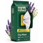 Earth Rated Thick Hypoallergenic Pet Grooming Wipes - Lavender Scent - 100ct