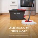 O-Cedar EasyWring Spin Mop and Bucket System: Portable, Non-Abrasive, Reusable, Extendable Handle - Image 4