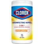 Clorox Crisp Lemon Disinfecting Wipes Bleach Free Cleaning Wipes